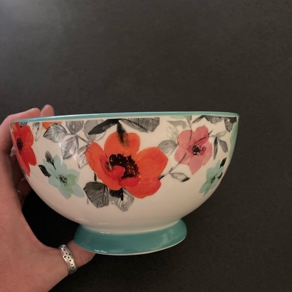 2 The Pioneer Woman Flea Market Floral Bowls In Great Used Condition. - Picture 9 of 14